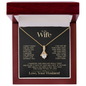 To My Wife | Alluring Beauty necklace