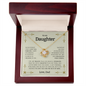 To My Daughter | Love Knot Necklace