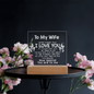 To My Wife | Square Acrylic Plaque